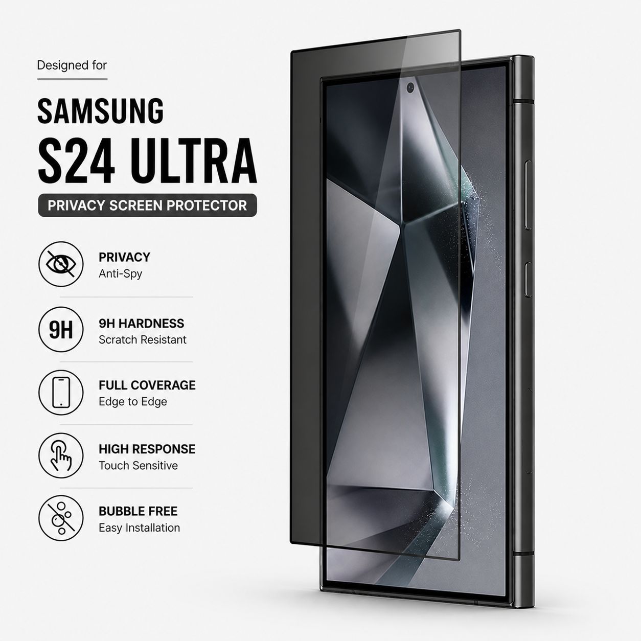 Samsung S24 Series Screen Protector Privacy (10 Pcs)