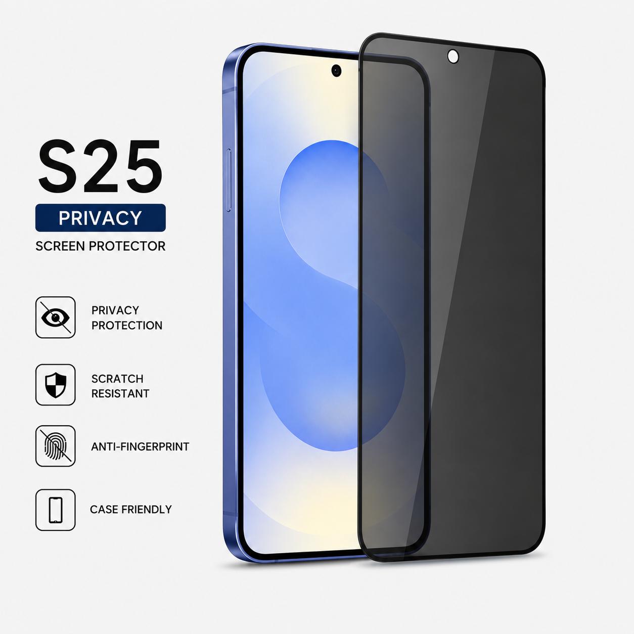 Samsung S25 Series Screen Protector Privacy (10 Pcs)