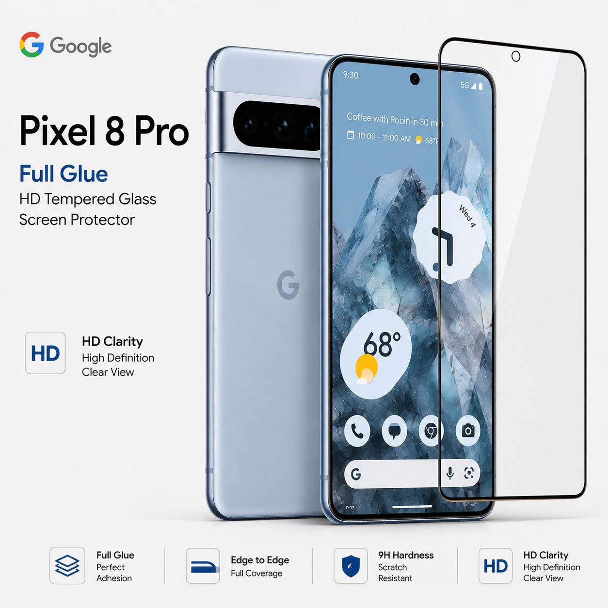 Google pixel 8 Series Screen Protector (10 Pcs)